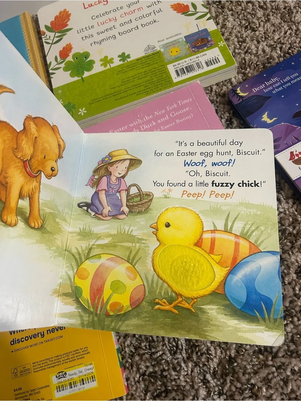 6 Assorted Kids Board Books Bundle Lot Children's Story Bundle